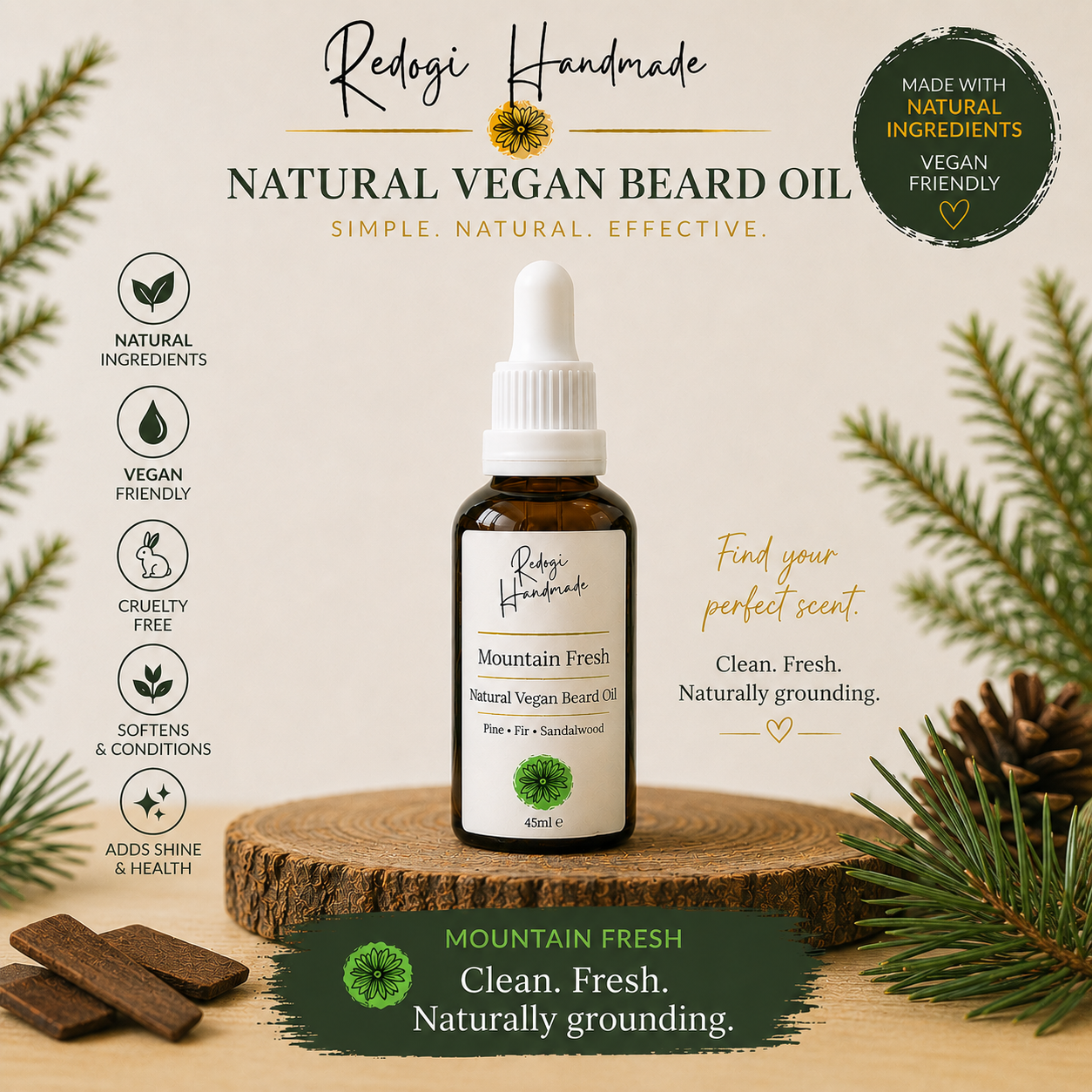 Mountain Fresh Beard Oil